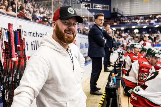 Frölundas materialförvaltare Andy Fagerström