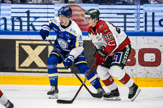 Leksands Lukas Vejdemo och Frölundas Isac Heens