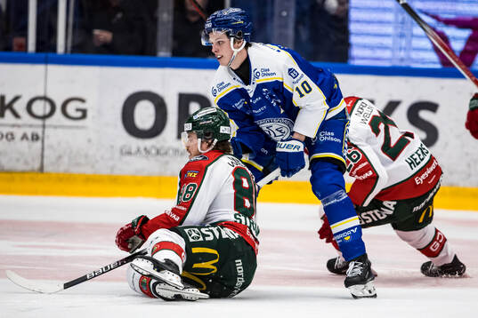Frölundas Malte Strömwall och Leksands Anton Johansson