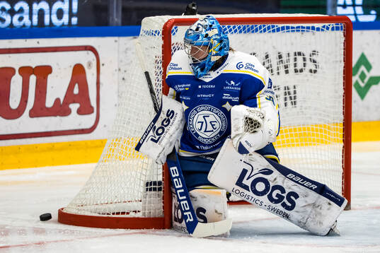 Leksands målvakt Filip Larsson
