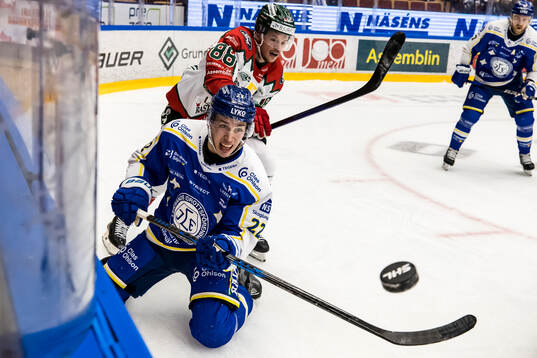 Frölundas Malte Strömwall och Leksands Lukas Vejdemo