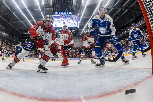 1-0 av Leksands Peter Cehlarik bakom Frölundas Erik Borg