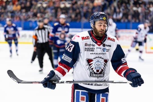 Linköpings Anthony Greco deppar