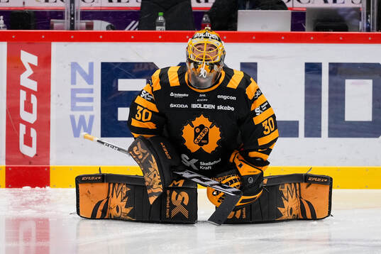 Skellefteås målvakt Gustaf Lindvall