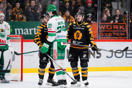 Skellefteås Andreas Johnson och Rögles Lian Bichsel
