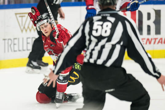 Malmö Redhawks Lauri Pajuniemi jublar