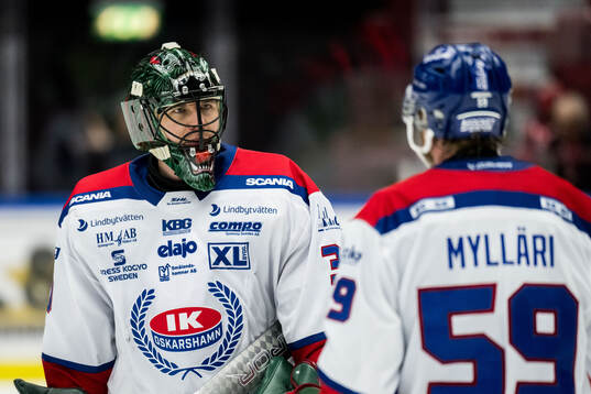 Oskarshamns målvakt Tomas Rydén