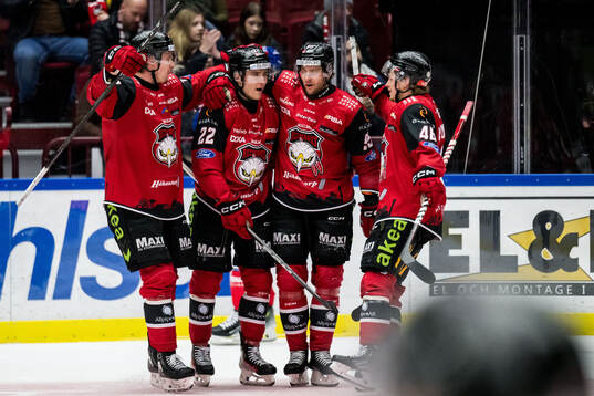 Malmö Redhawks Adam Ollas Mattsson, Janne Kuokkanen, Carl