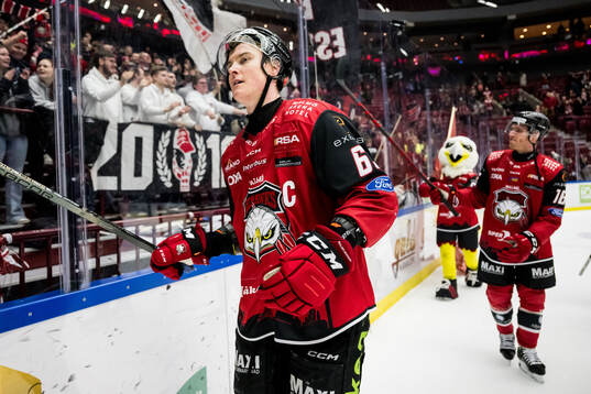 Malmö Redhawks Fredrik Händemark jublar