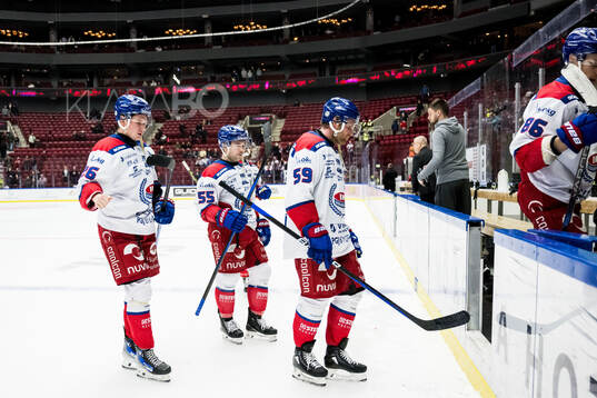 Oskarshamns Lukas Pilö, David Quenneville och Anton