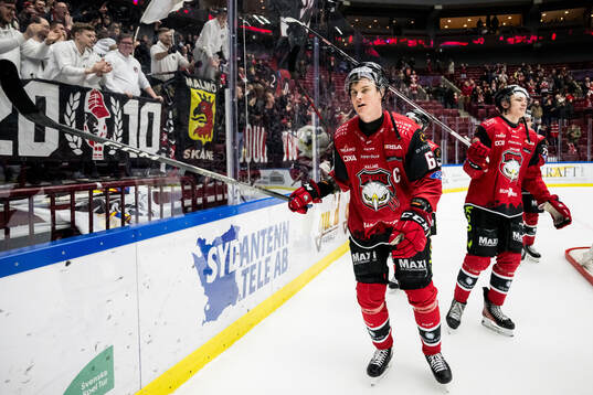 Malmö Redhawks Fredrik Händemark jublar
