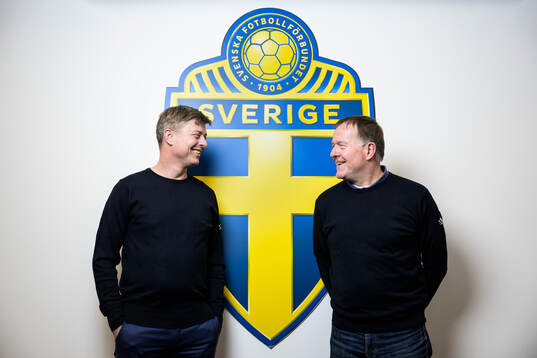 Head coach Jon Dahl Tomasson and assistant coach Remy