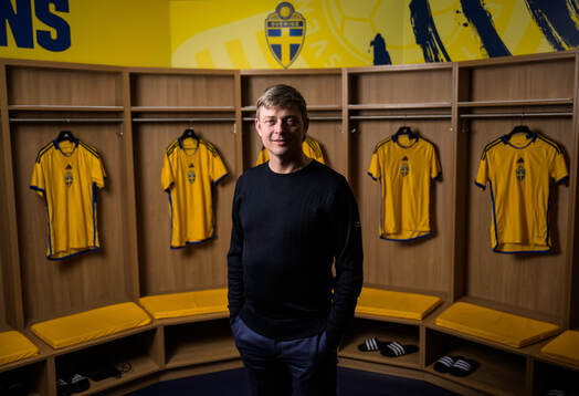 Jon Dahl Tomasson, head coach of the Swedish national