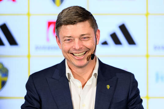 Head coach Jon Dahl Tomasson of the Swedish national