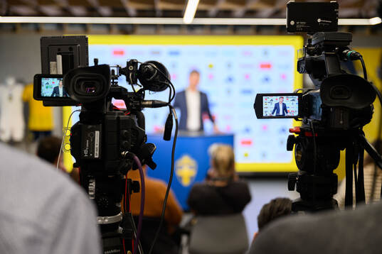 Head coach Jon Dahl Tomasson of the Swedish national
