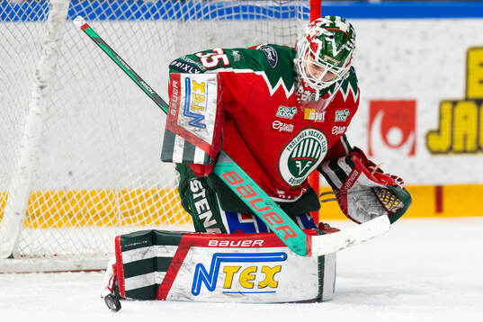 Frölundas målvakt Stephanie Neatby