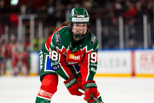 Frölundas Felicia Linder jublar