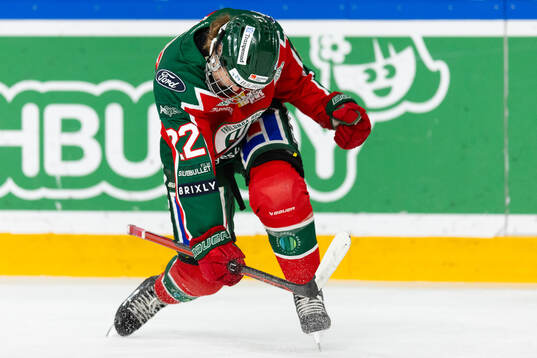 Frölundas Andrea Dalen jublar