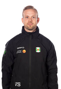 Varbergs assisterande tränare Victor Salwén