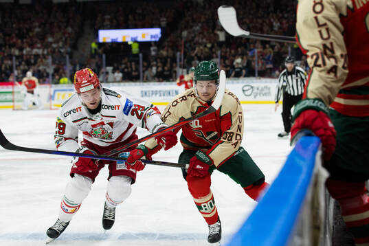 MoDos Mikkel Aagaard och Frölundas Malte Strömwall