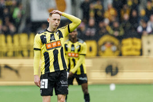 BK Häckens Julius Lindberg deppar