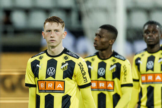 BK Häckens Julius Lindberg deppar
