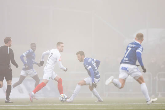 Helsingborgs Arian Kabashi och Trelleborgs Herman Hallberg