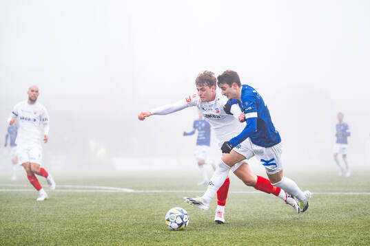 Helsingborgs Daniel Bergman och Trelleborgs Armin Culum