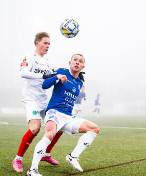 Helsingborgs Simon Bengtsson och Trelleborgs Pierre Dahlin
