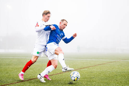 Helsingborgs Simon Bengtsson och Trelleborgs Pierre Dahlin