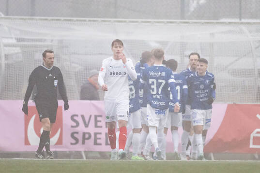 Helsingborgs Adrian Svanbäck deppar
