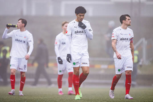 Helsingborgs Milan Silva Rasmussen och Jon Birkfeldt deppar