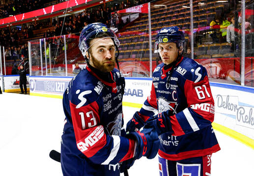 Linköpings Anthony Greco och Linköpings Markus Ljungh