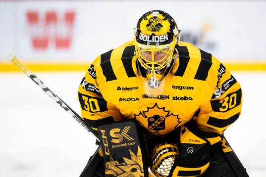 Skellefteås målvakt Gustaf Lindvall