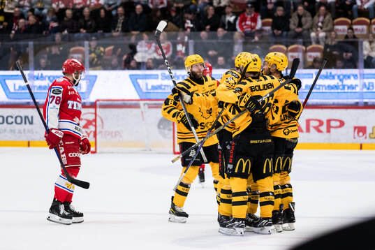 Skellefteås Oscar Lindberg jublar