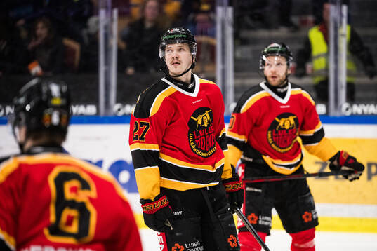 Luleås Oskari Laaksonen deppar
