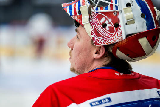 Oskarshamns målvakt Tomas Rydén