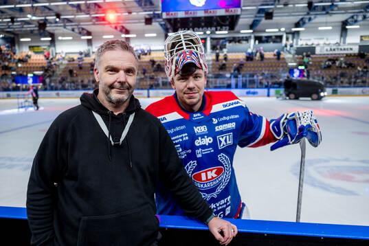 Oskarshamns målvakt Tomas Rydén