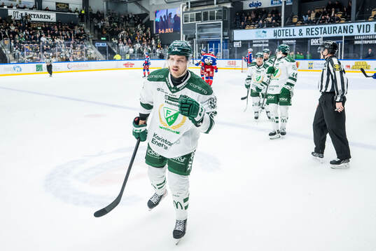 Färjestads Joel Kellman jublar