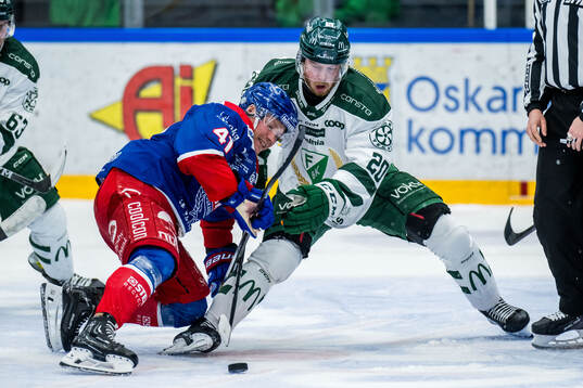 Oskarshamns Johan Johnsson och Färjestads Marcus Westfält