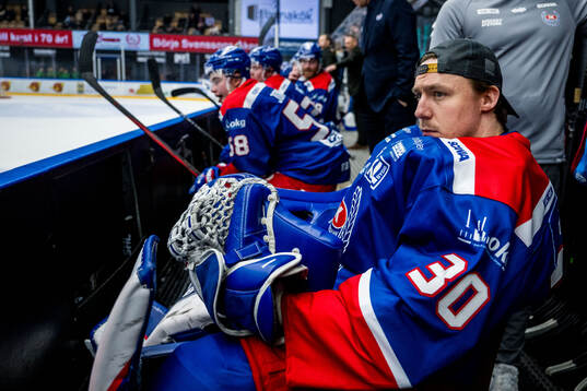 Oskarshamns målvakt Tomas Rydén