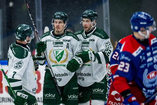 Färjestads Joakim Nygård jublar