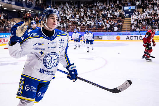 Leksands Felix Unger Sörum jublar