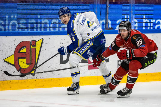Leksands Alexander Lundqvist och Malmö Redhawks Carl
