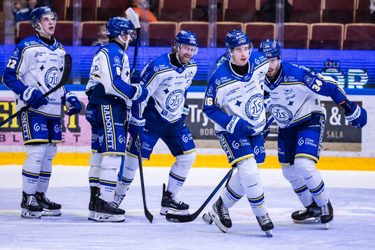 Leksands Felix Unger Sörum jublar