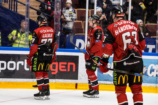 Malmö Redhawks spelarna deppar