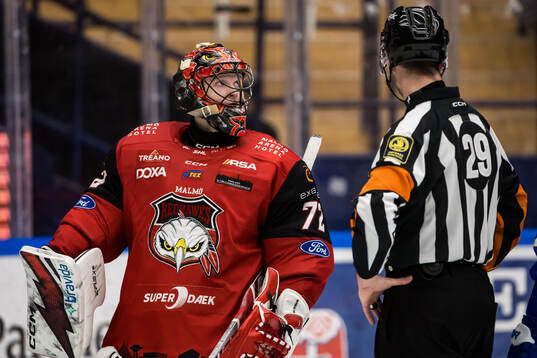 Malmö Redhawks målvakt Daniel Marmenlind