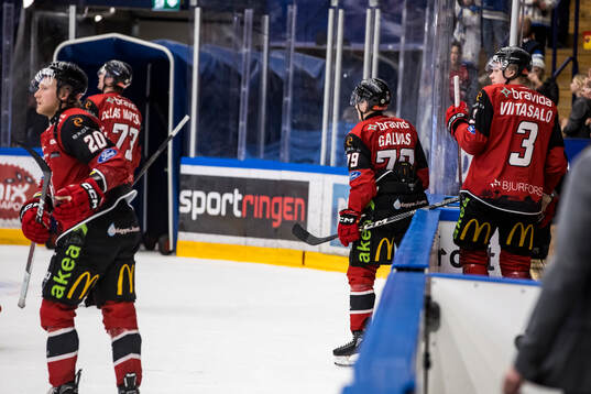 Malmö Redhawks spelarna deppar