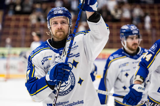 Leksands Anton Lindholm jublar