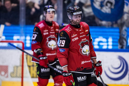 Malmö Redhawks Kim Rosdahl deppar